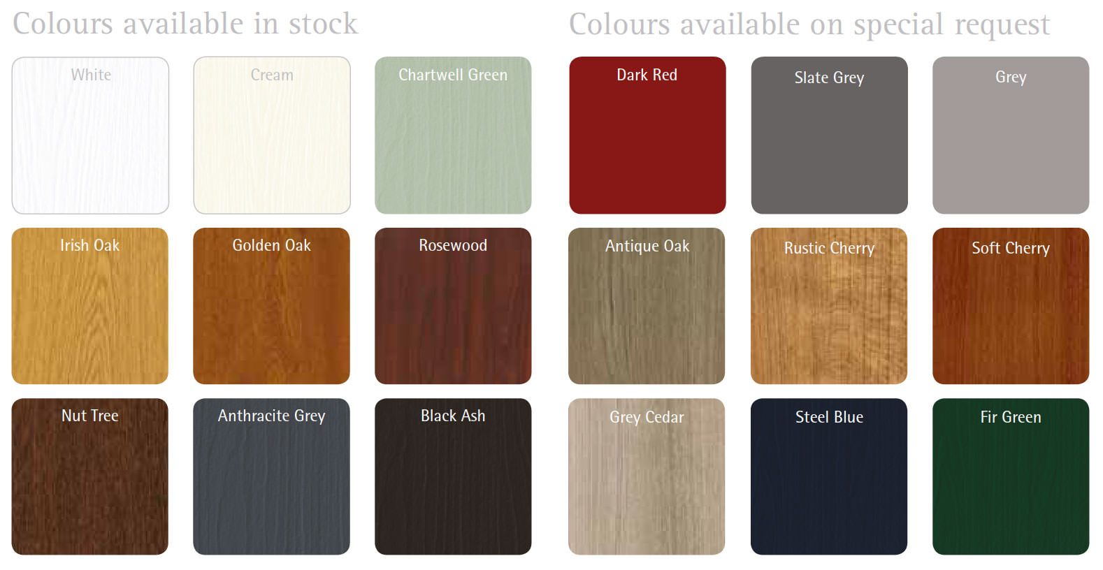 Product Colour Options