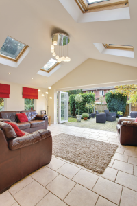 Cream uPVC Orangery Interior